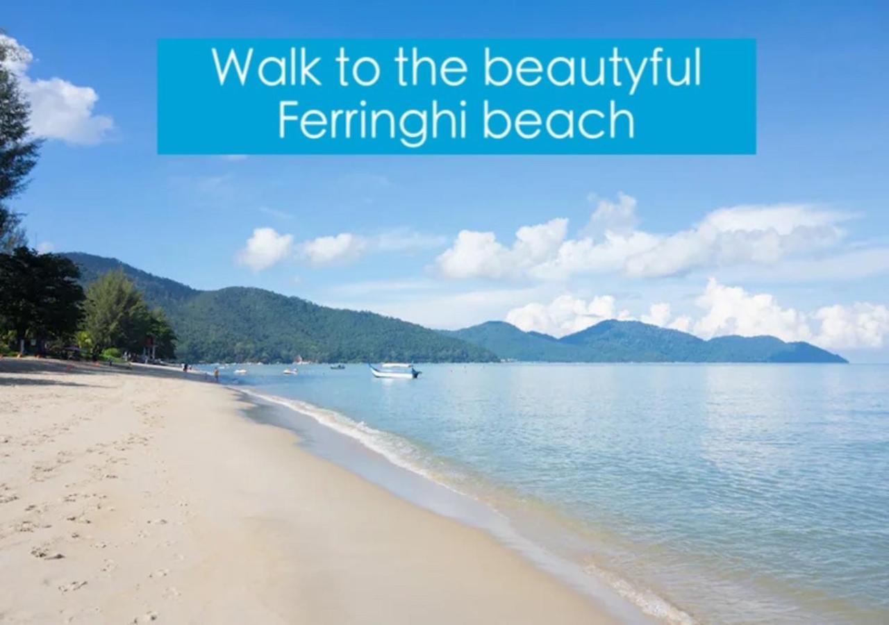 Batuferringhi Children Waterslid Paradise 3Mins To The Beach Batu Ferringhi Eksteriør billede